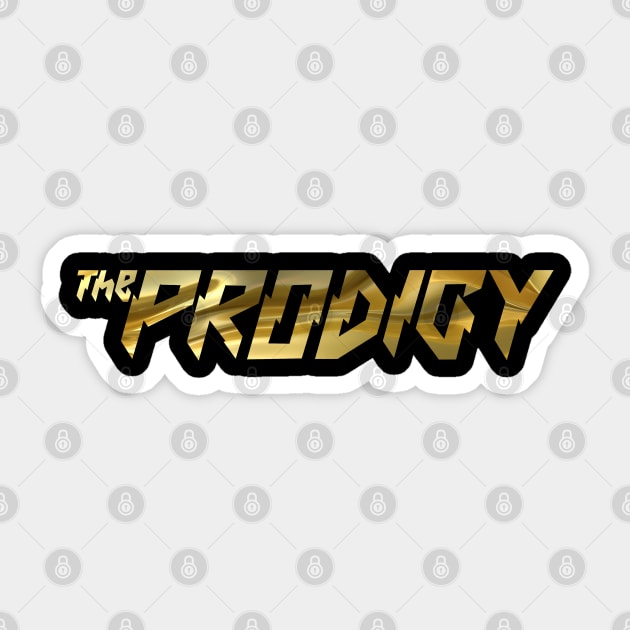 The Prodigy  - rare gold edition design Sticker by BACK TO THE 90´S